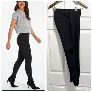 SPANX The Perfect Pants Black Ponte Ankle 4 Pocket Size Large 20202Q